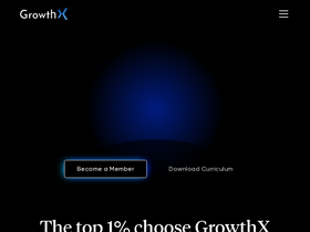 'growthx.club' screenshot