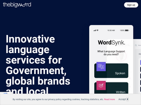 'thebigword.com' screenshot