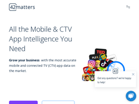 '42matters.com' screenshot