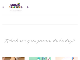 'momsandcrafters.com' screenshot