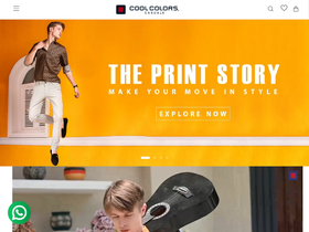 coolcolors.in homepage screenshot