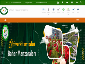 'igdir.edu.tr' screenshot