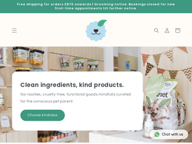 bubbly-petz.com homepage screenshot