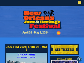 'nojazzfest.com' screenshot