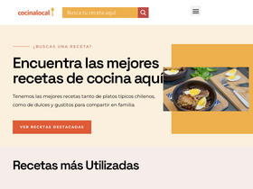 'cocinalocal.cl' screenshot