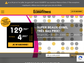 'econofitness.ca' screenshot