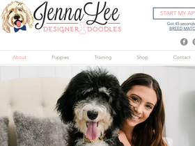 'jennaleedoodles.com' screenshot