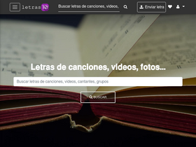 'letras10.co' screenshot