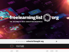 'freelearninglist.org' screenshot