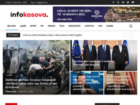 'infokosova.net' screenshot