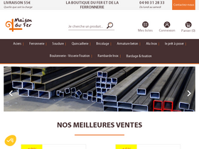 'maisondufer.com' screenshot