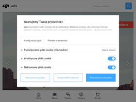 'dji-ars.pl' screenshot