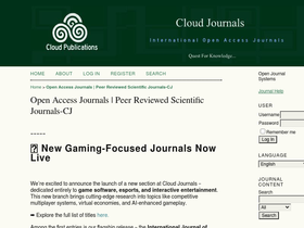 scientific.cloud-journals.com