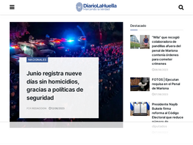 'diariolahuella.com' screenshot