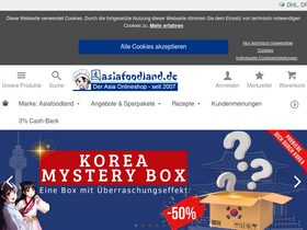 'asiafoodland.de' screenshot