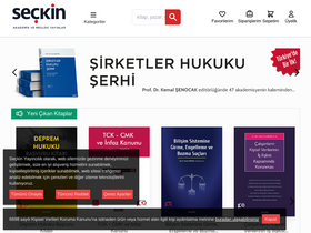 'seckin.com.tr' screenshot