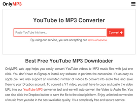 'onlymp3.to' screenshot