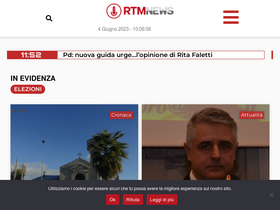 'radiortm.it' screenshot