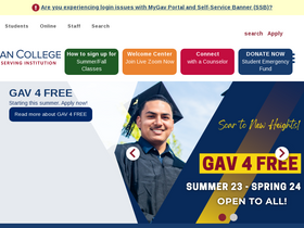 'gavilan.edu' screenshot