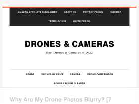 'drones-camera.com' screenshot