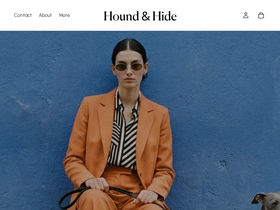 houndandhide.com homepage screenshot