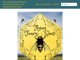 flyingfancybees.com homepage screenshot