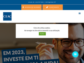 'ceac.pt' screenshot