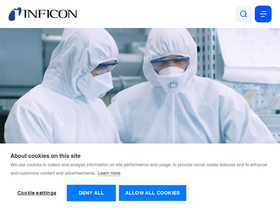 'inficon.com' screenshot