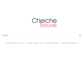'cherchetrouve.net' screenshot
