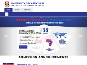 'votec.ucc.edu.gh' screenshot