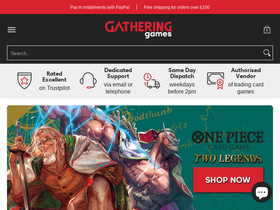 'gatheringgames.co.uk' screenshot