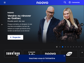 'noovo.ca' screenshot