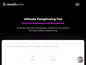 StealthWriter: Bypass AI Detection with High-Quality Content - Discover how StealthWriter leverages advanced AI technology to transform AI-generated text into high-quality, undetectable content.