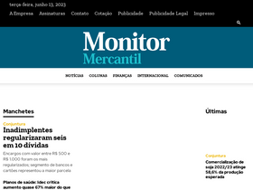 'monitormercantil.com.br' screenshot