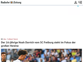 'badische-zeitung.de' screenshot