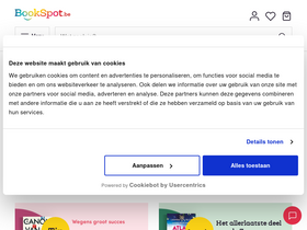 'bookspot.be' screenshot