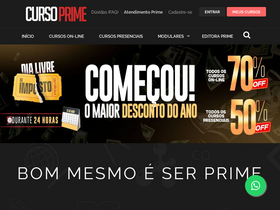 'concurseiroprime.com.br' screenshot
