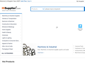 'hisupplier.com' screenshot
