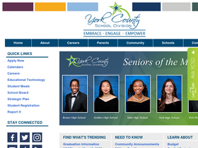 'yorkcountyschools.org' screenshot