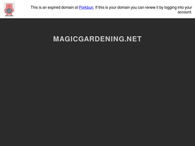 'magicgardening.net' screenshot