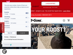 'birdbgone.com' screenshot