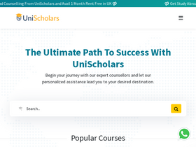 'unischolars.com' screenshot