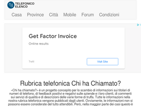 'telefonico-elenco.com' screenshot