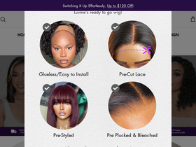 'luvmehair.com' screenshot