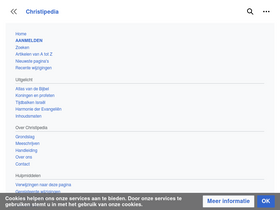 'christipedia.nl' screenshot