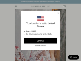 'desmondanddempsey.com' screenshot
