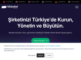 'mukellef.co' screenshot