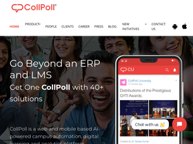 'collpoll.com' screenshot