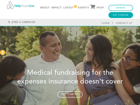 'helphopelive.org' screenshot