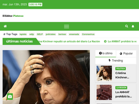 'eleditorplatense.com.ar' screenshot